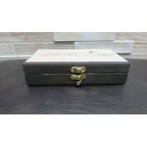 Набор «С Днем защитника Отечества»: шкатулка из массива и ручки с пожеланиями